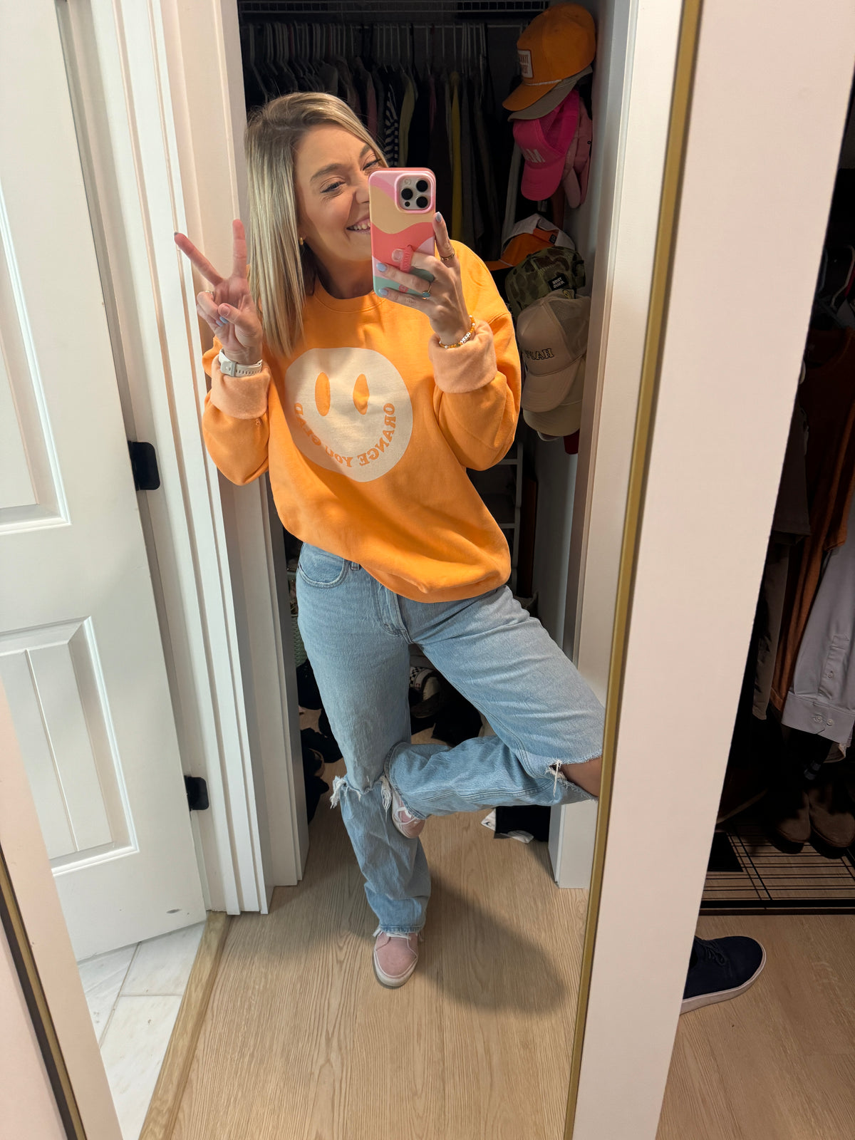 oyg orange sweatshirt