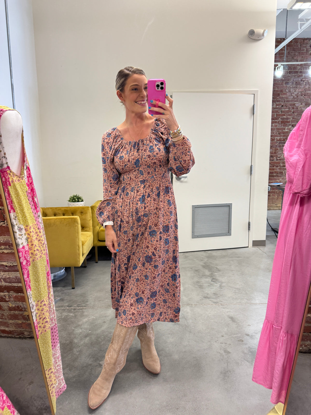 bluegrass floral dress