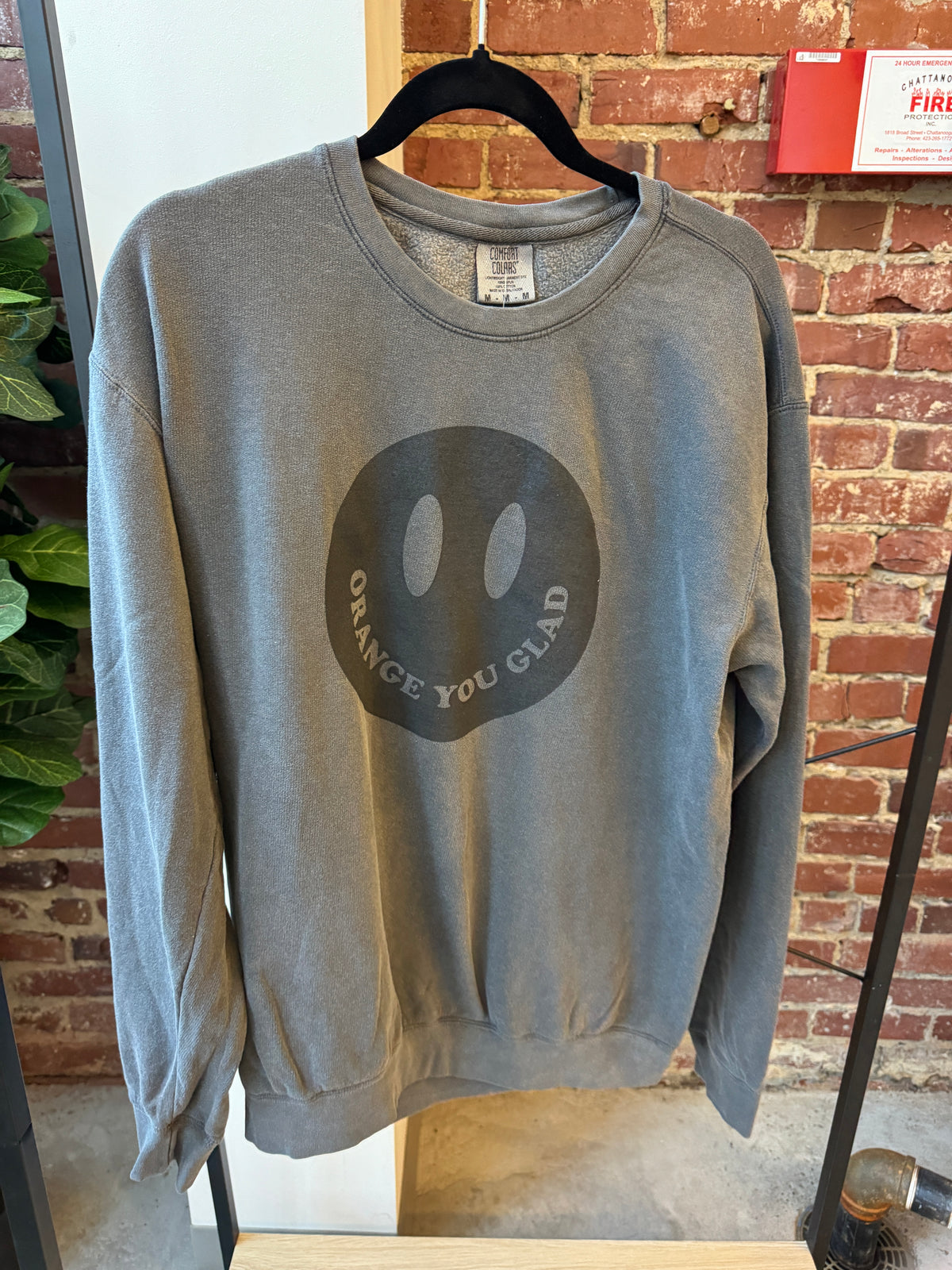 oyg black on black long sleeve crewneck