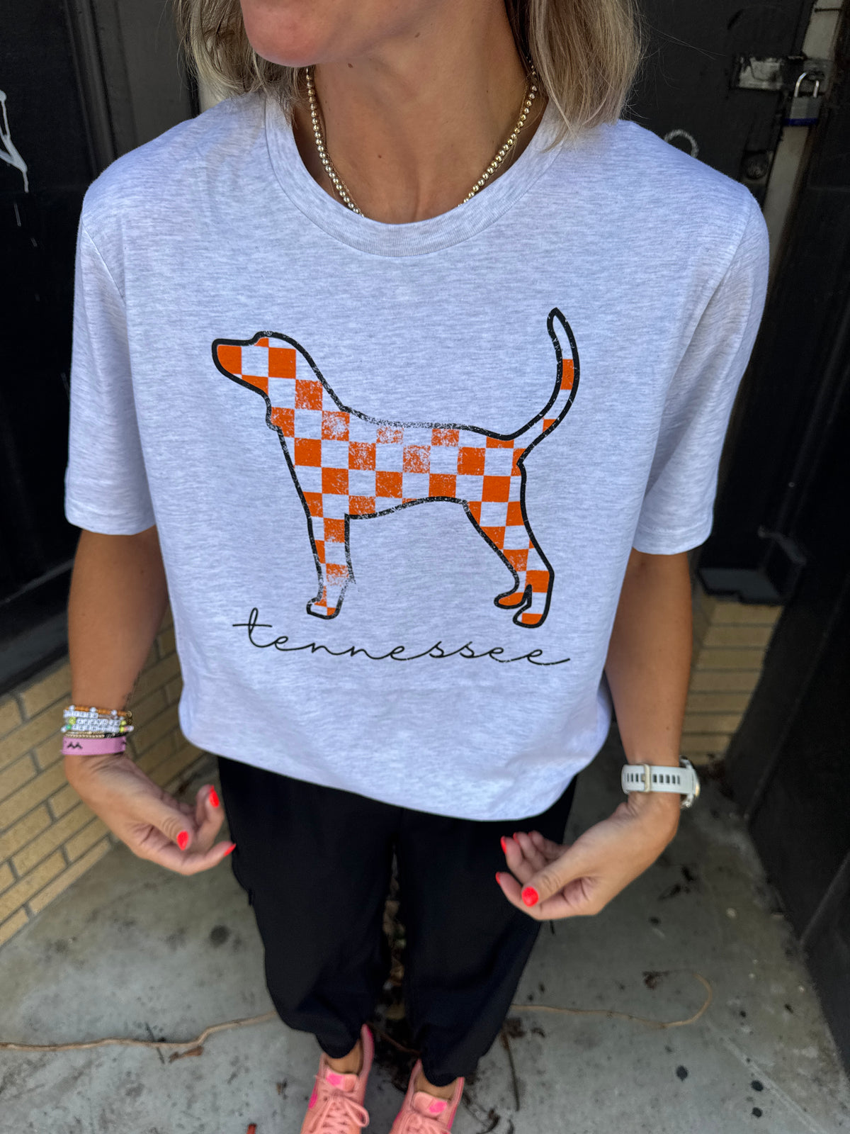 smokey checkered tee