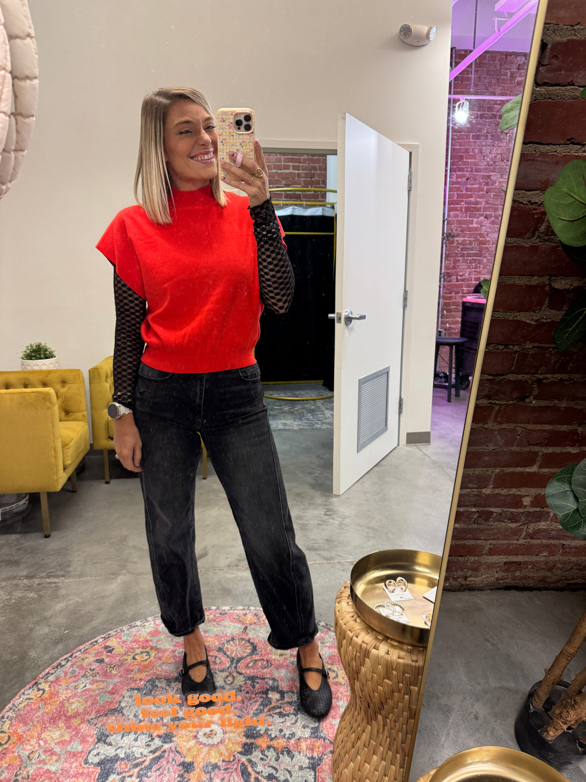 mandy mockneck sweater