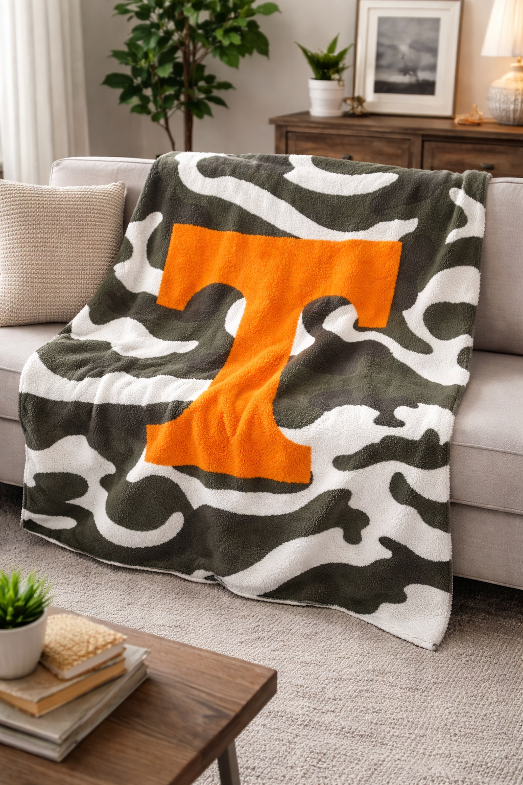 camo ut blanket
