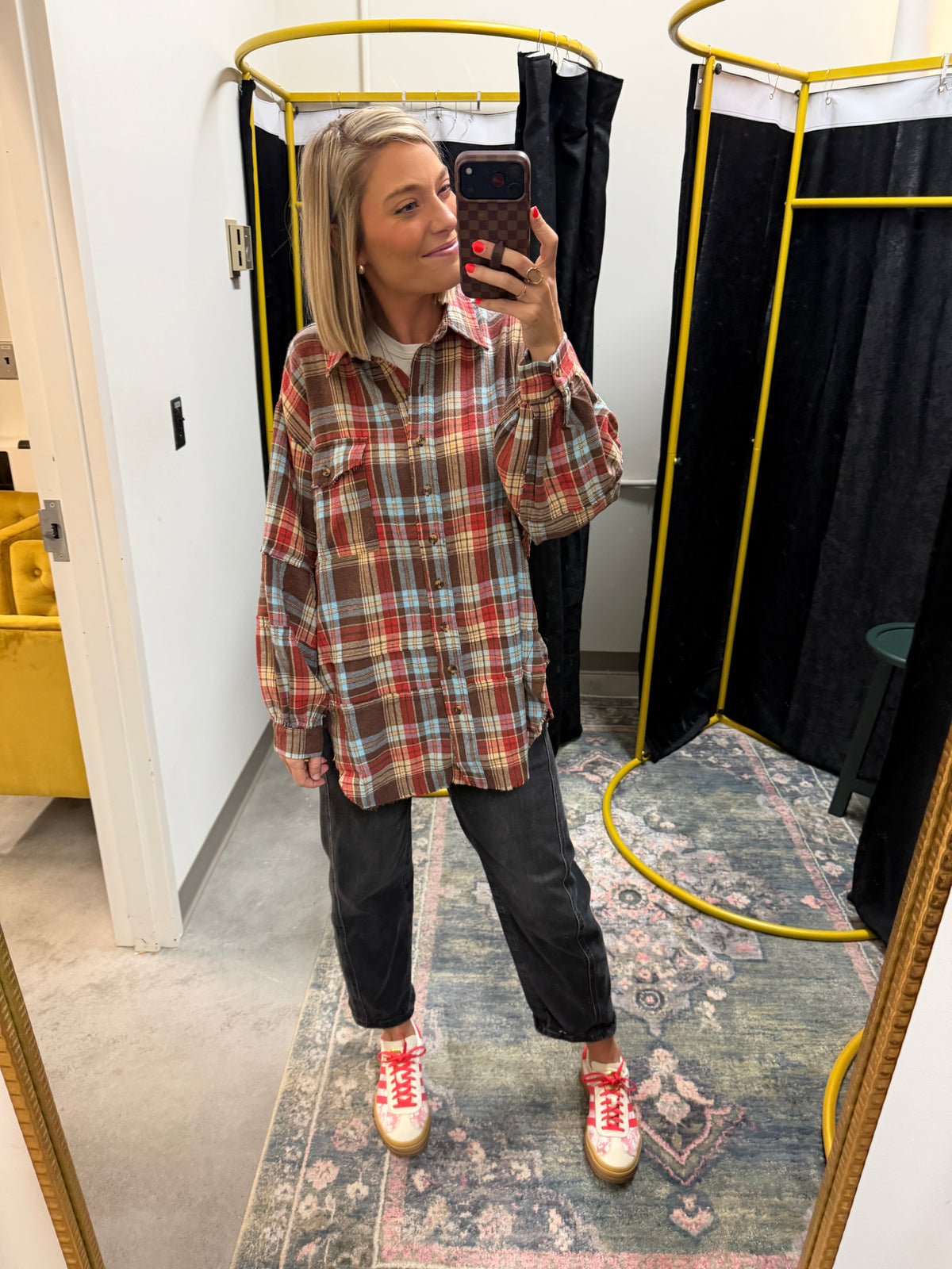 fanny flannel in mocha