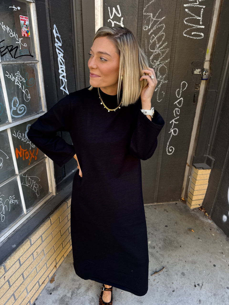 Maurice Sweater Dress from Shop Orange You Glad