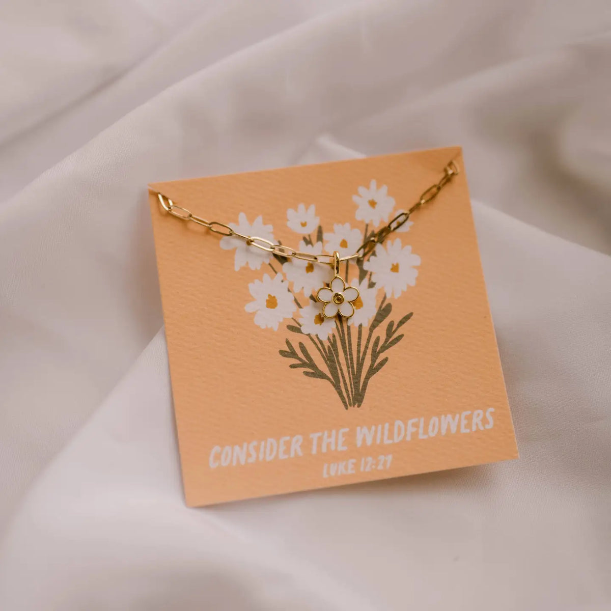 consider the wildflowers necklace