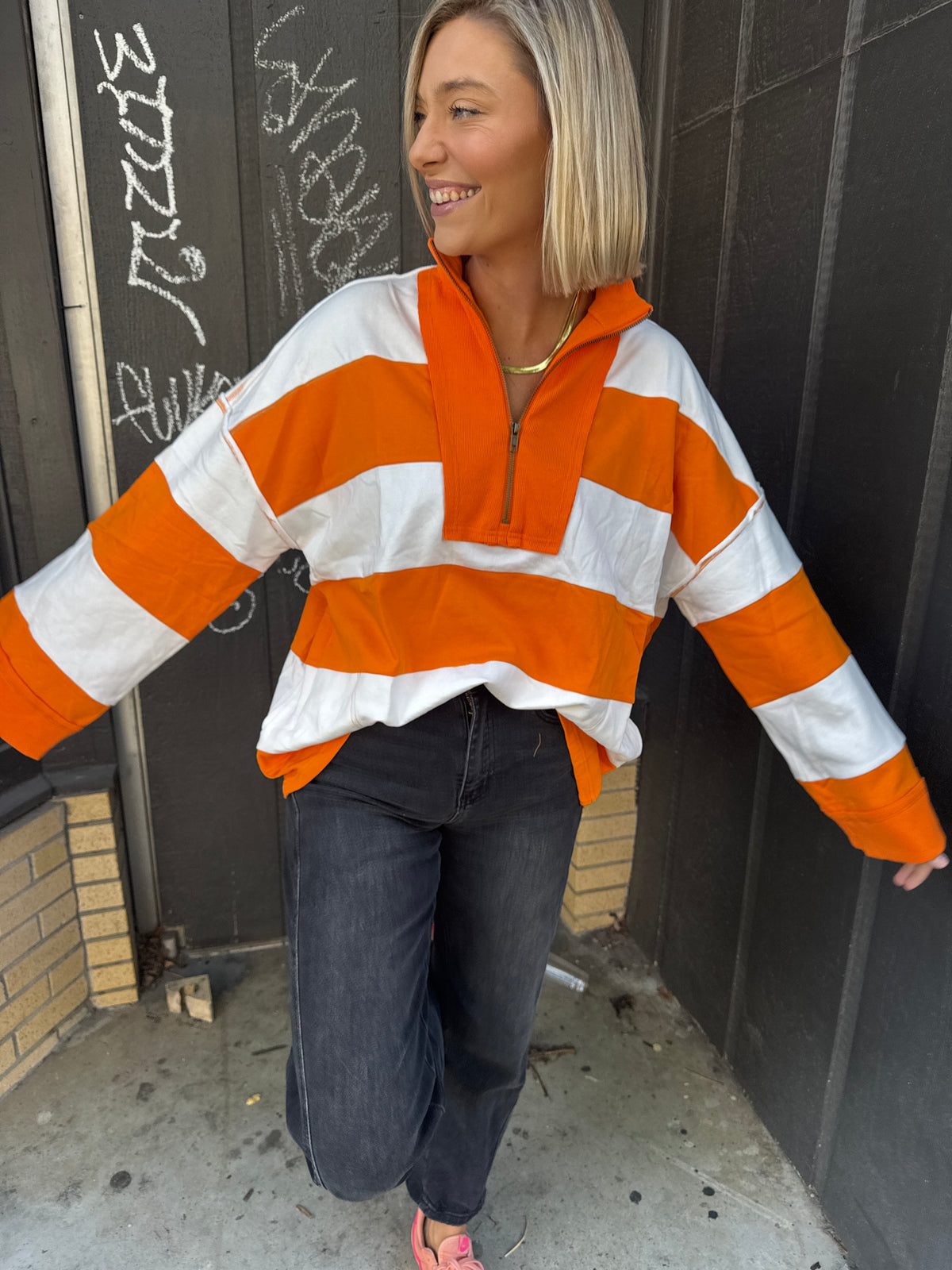 dobbs striped top