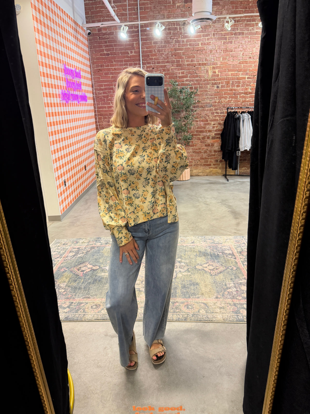 raw hem blue jean