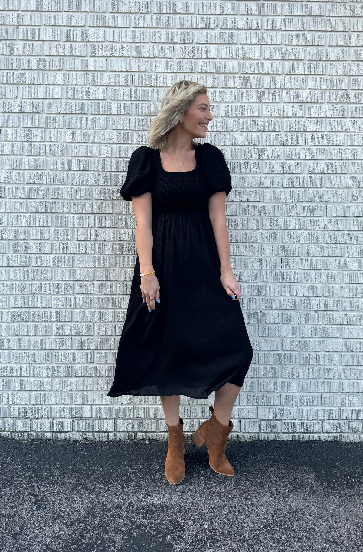 The James Dress in Black