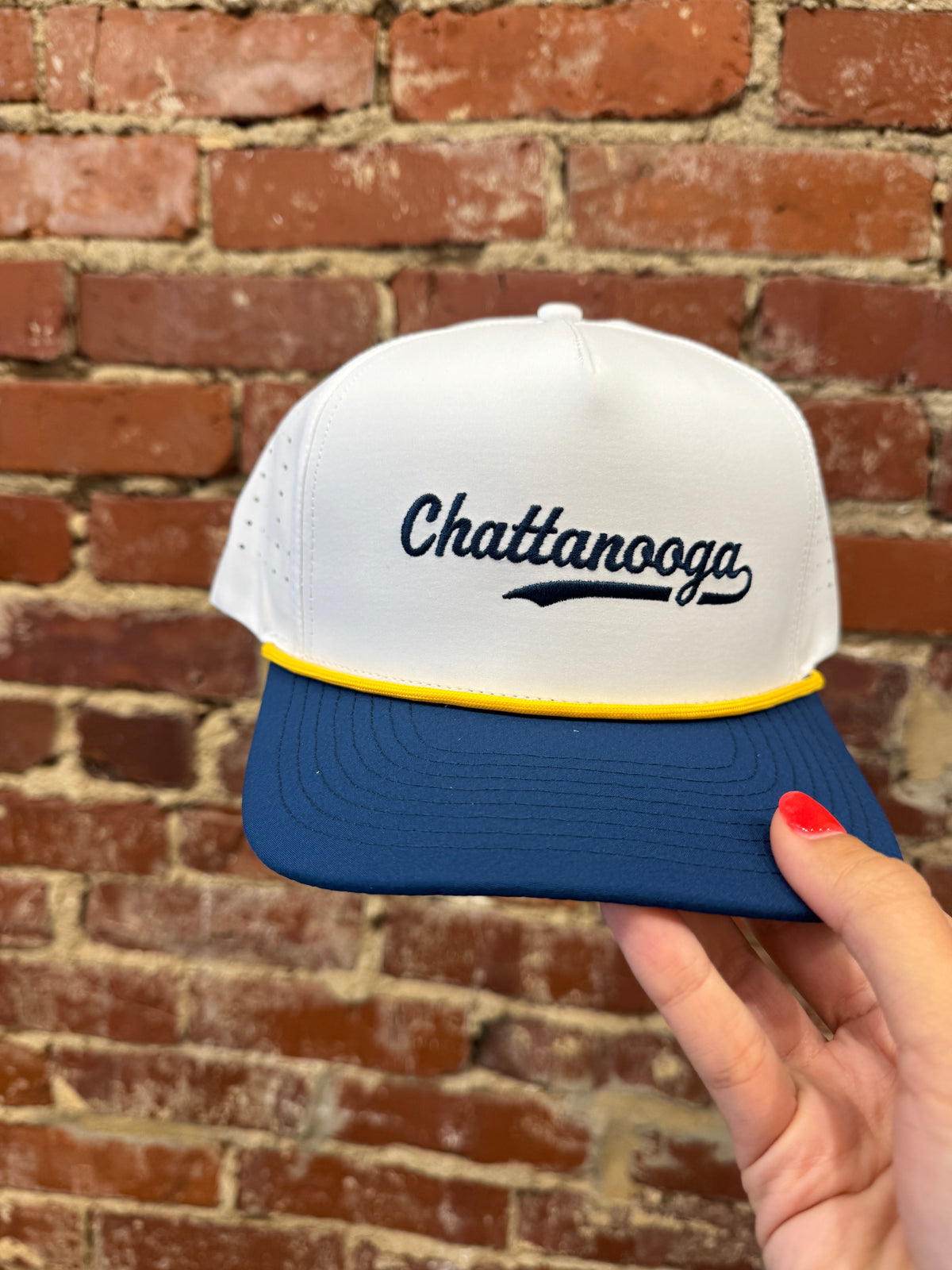 white chattanooga hat