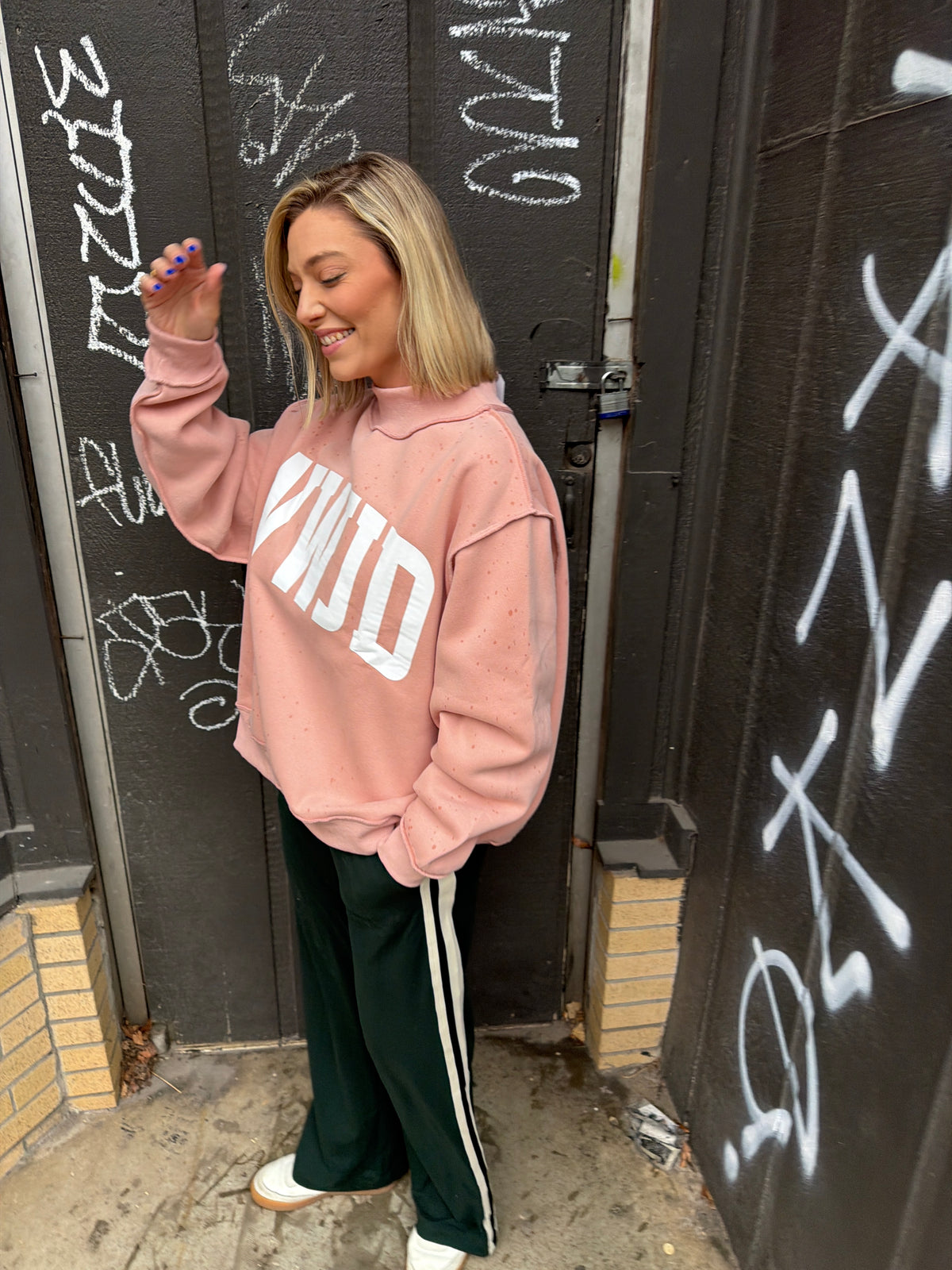 butter soft sweatpants in regency green