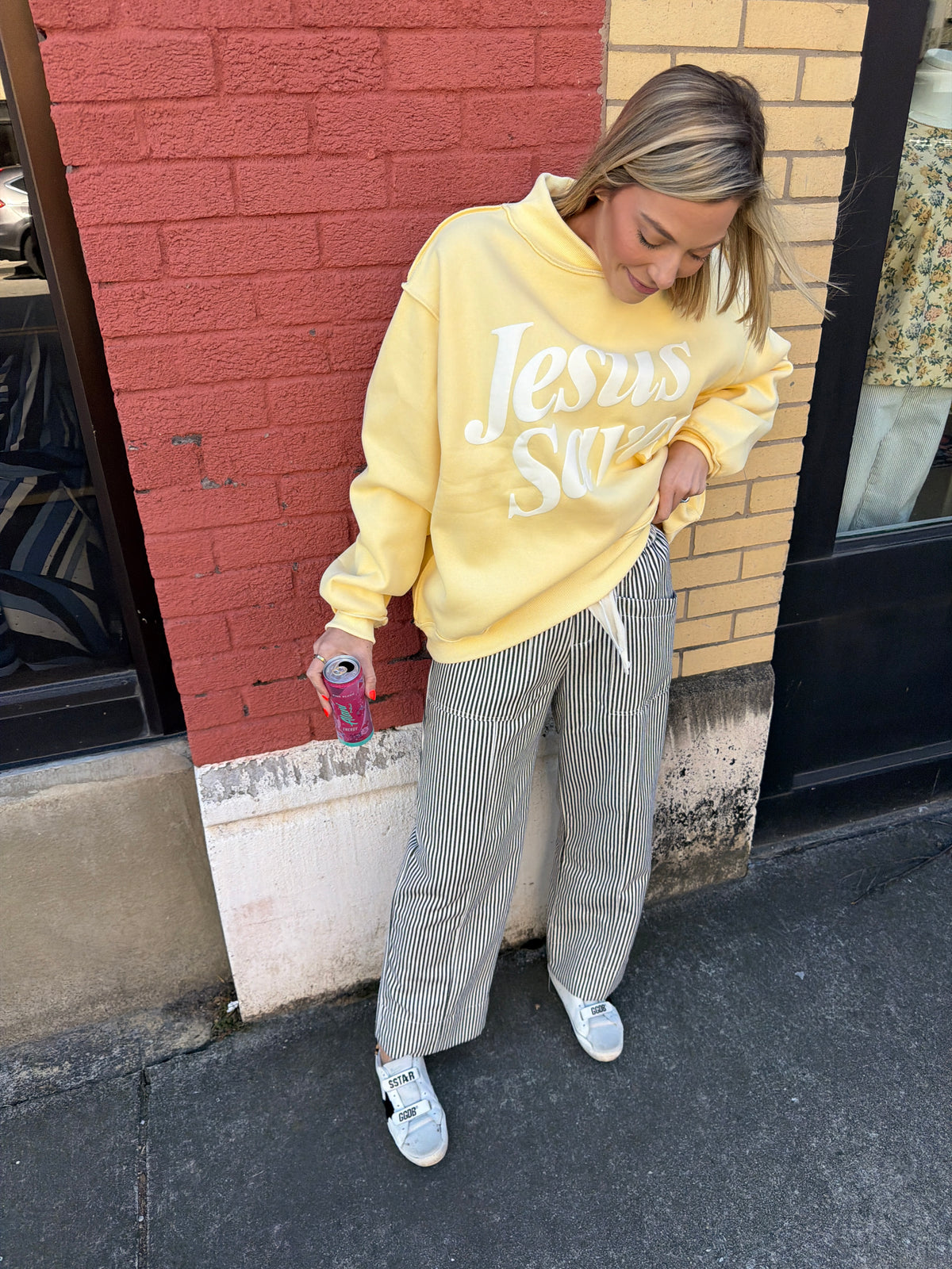 nyla striped pants