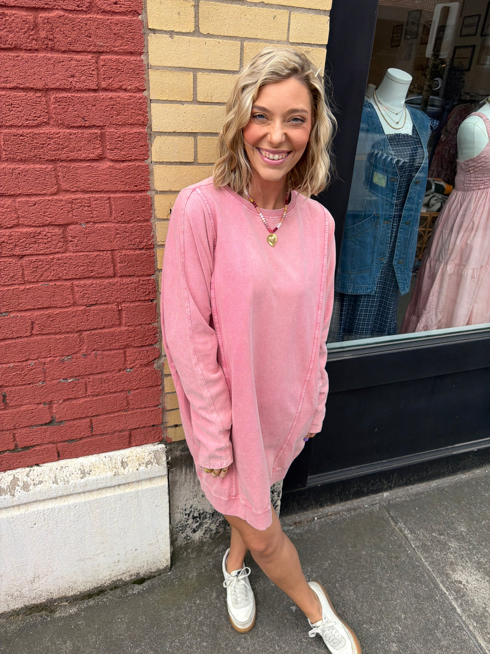 Sam Sweatshirt Dress from Shop Orange You Glad