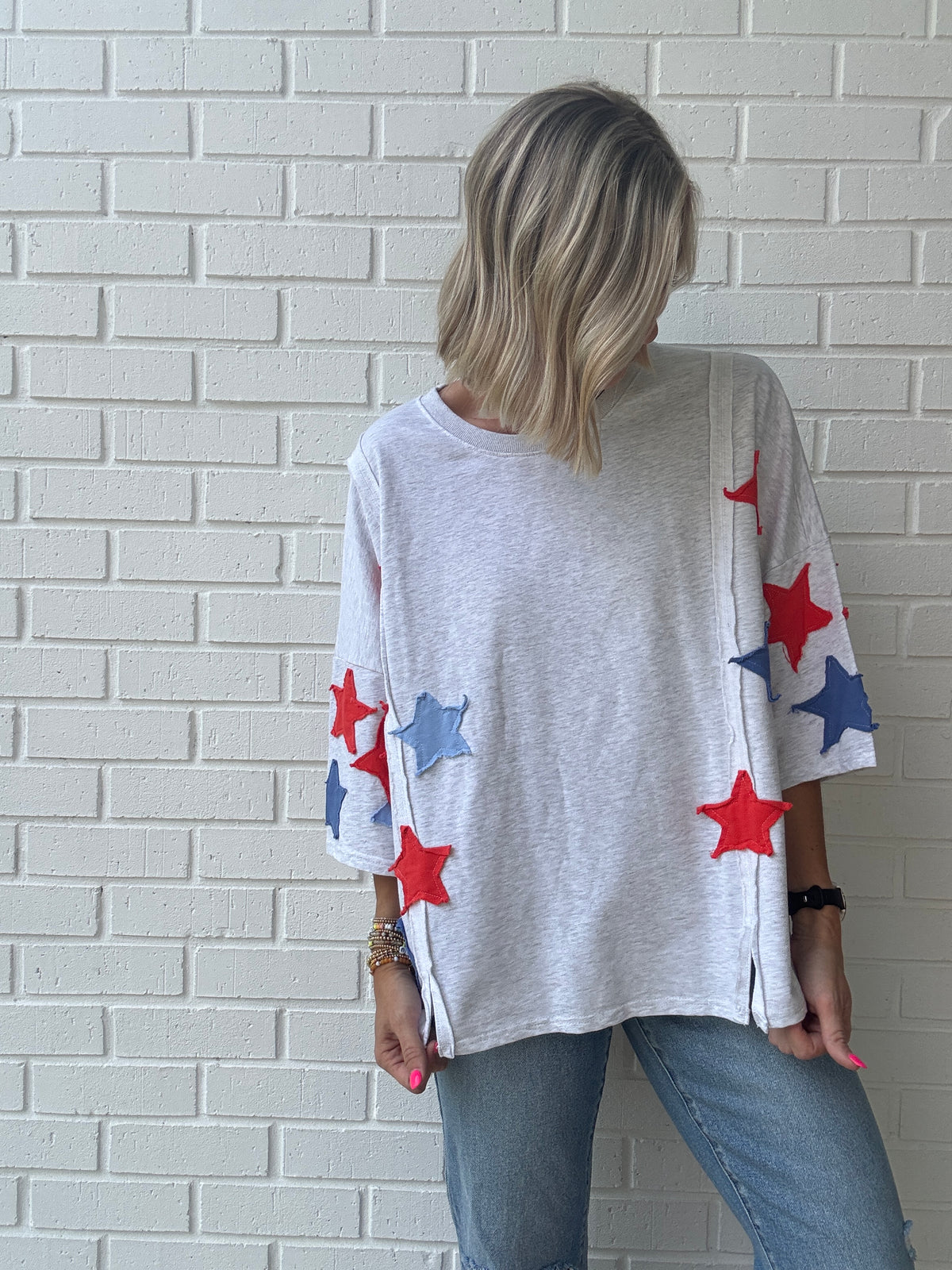 spangled t-shirt