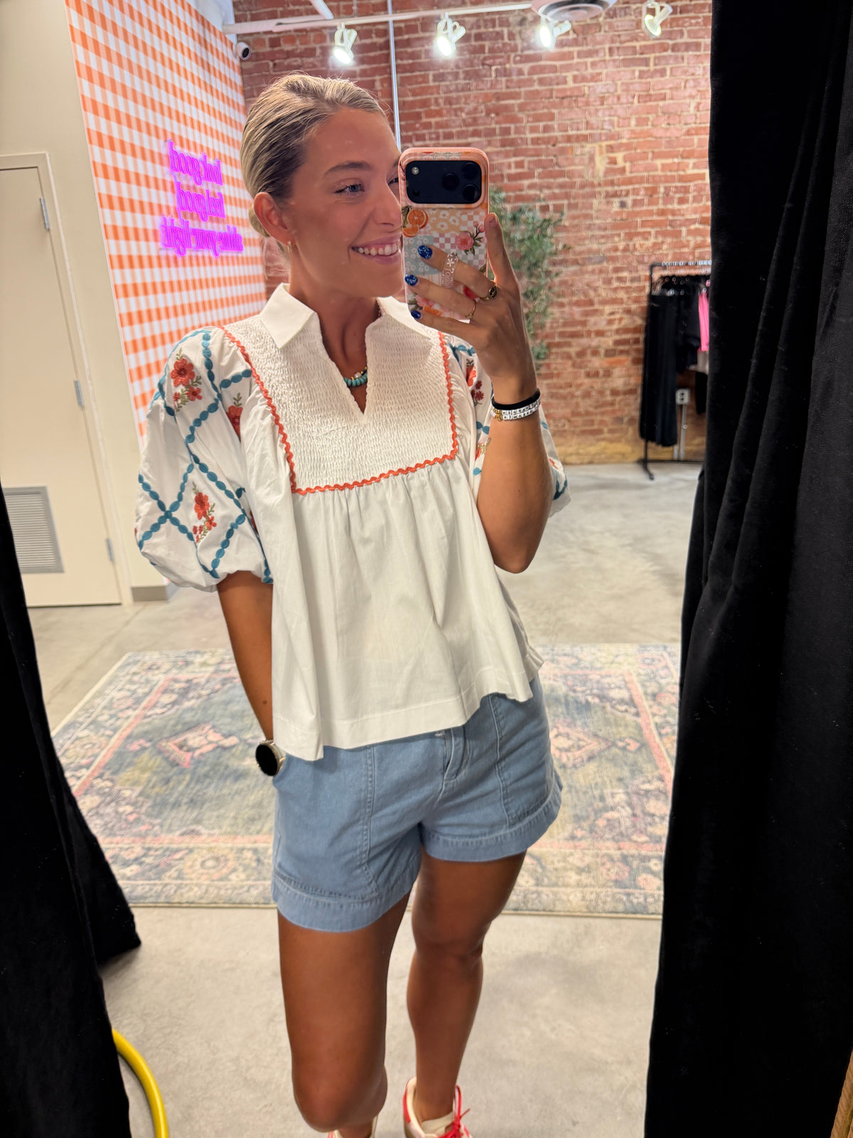 poplin top