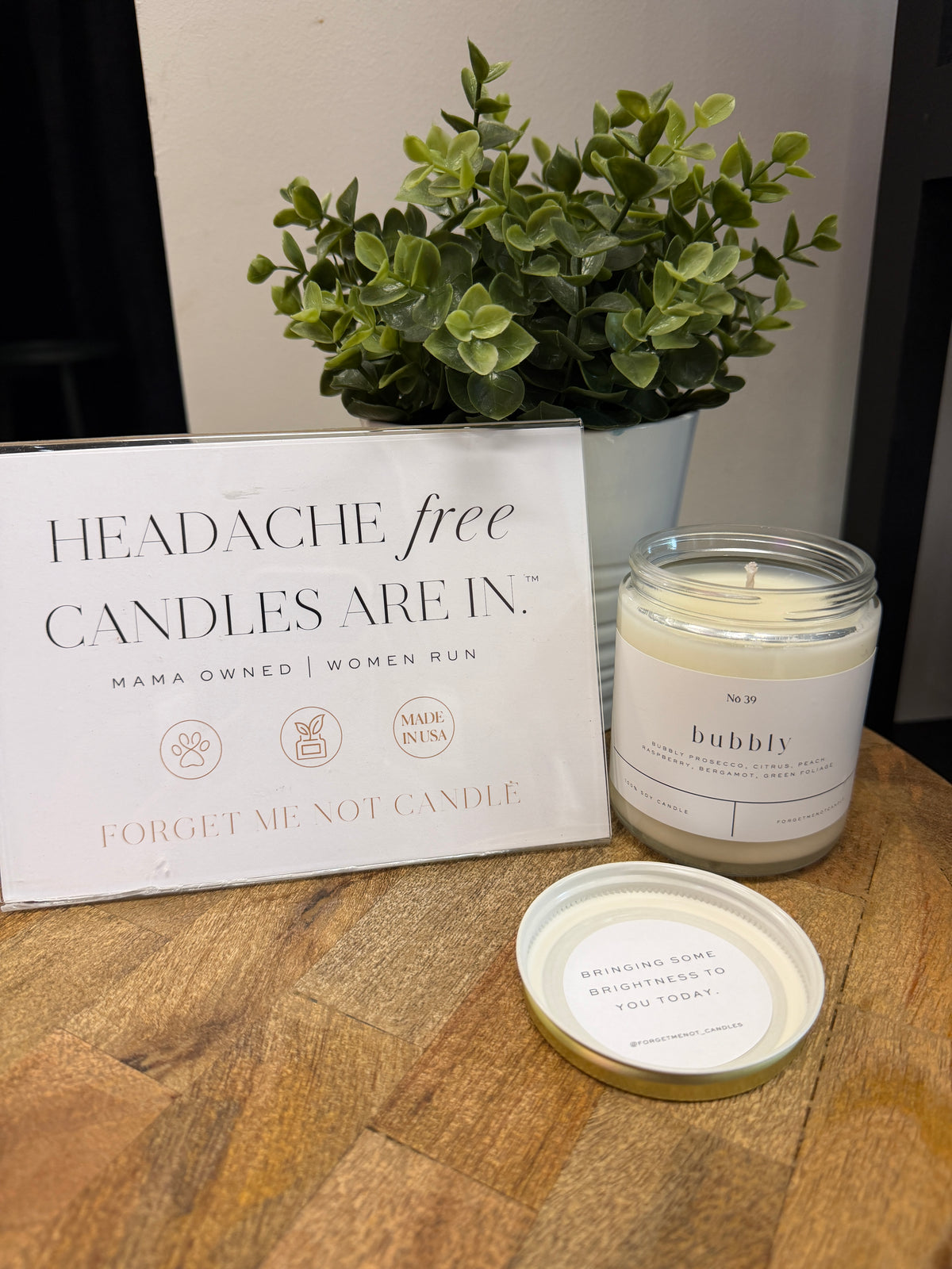 bubbly 9 oz candle