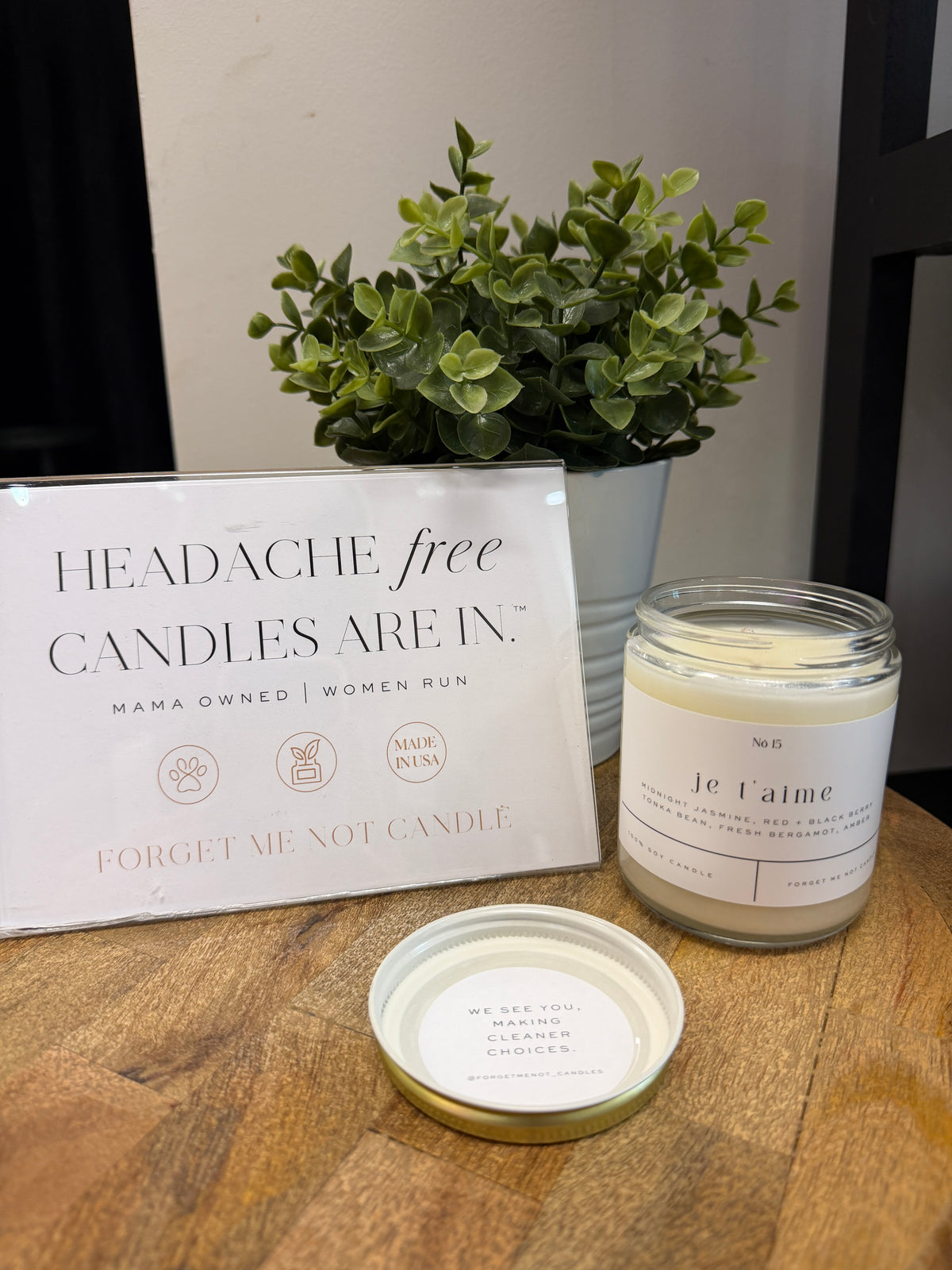 je t'aime 9 oz candle