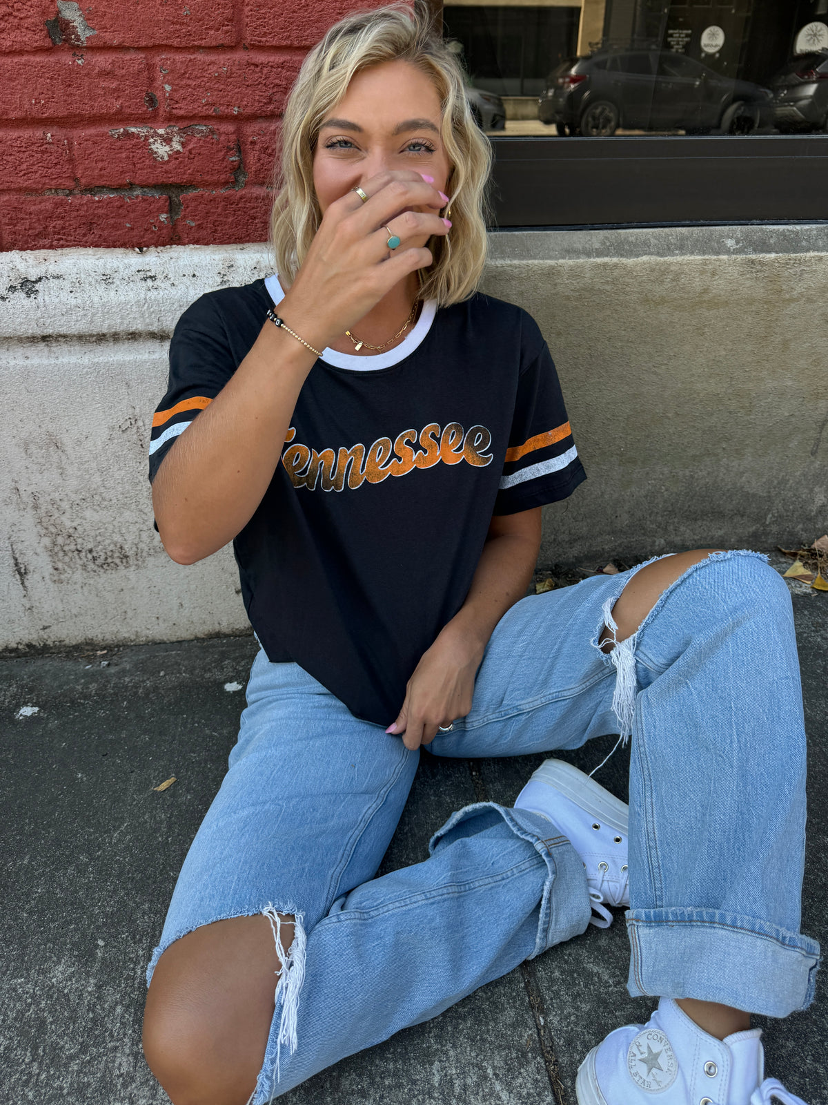 tennessee cropped tee