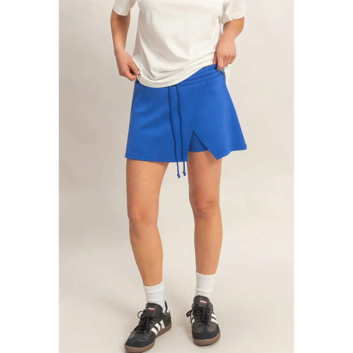 scuba skort in blue